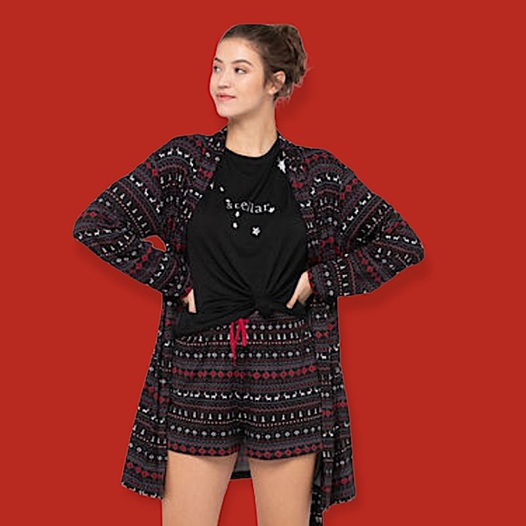 NWT Fair Isle Cozy Robe - Picture 6 of 12